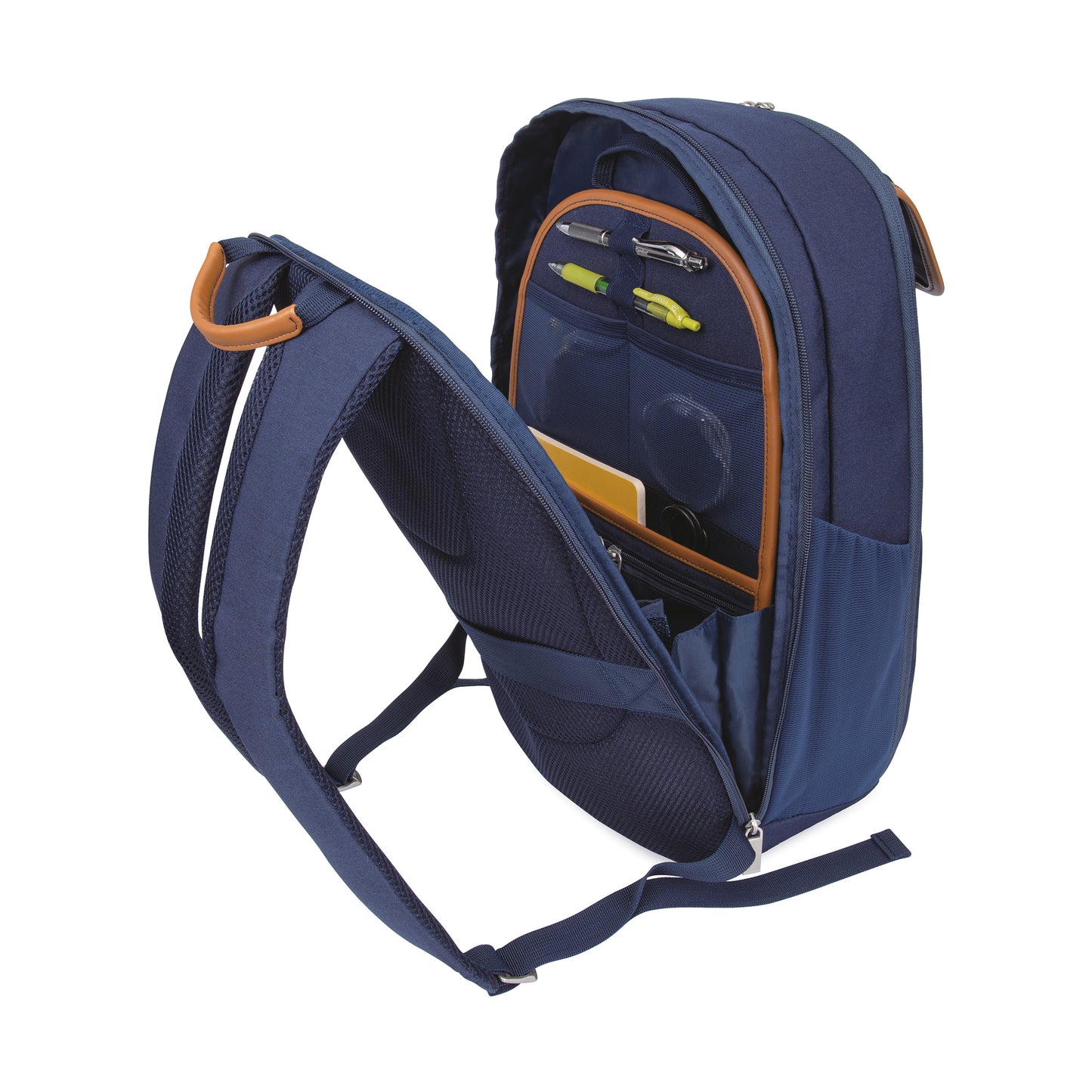 Navy Heather Mobile Office Hybrid Laptop Backpack