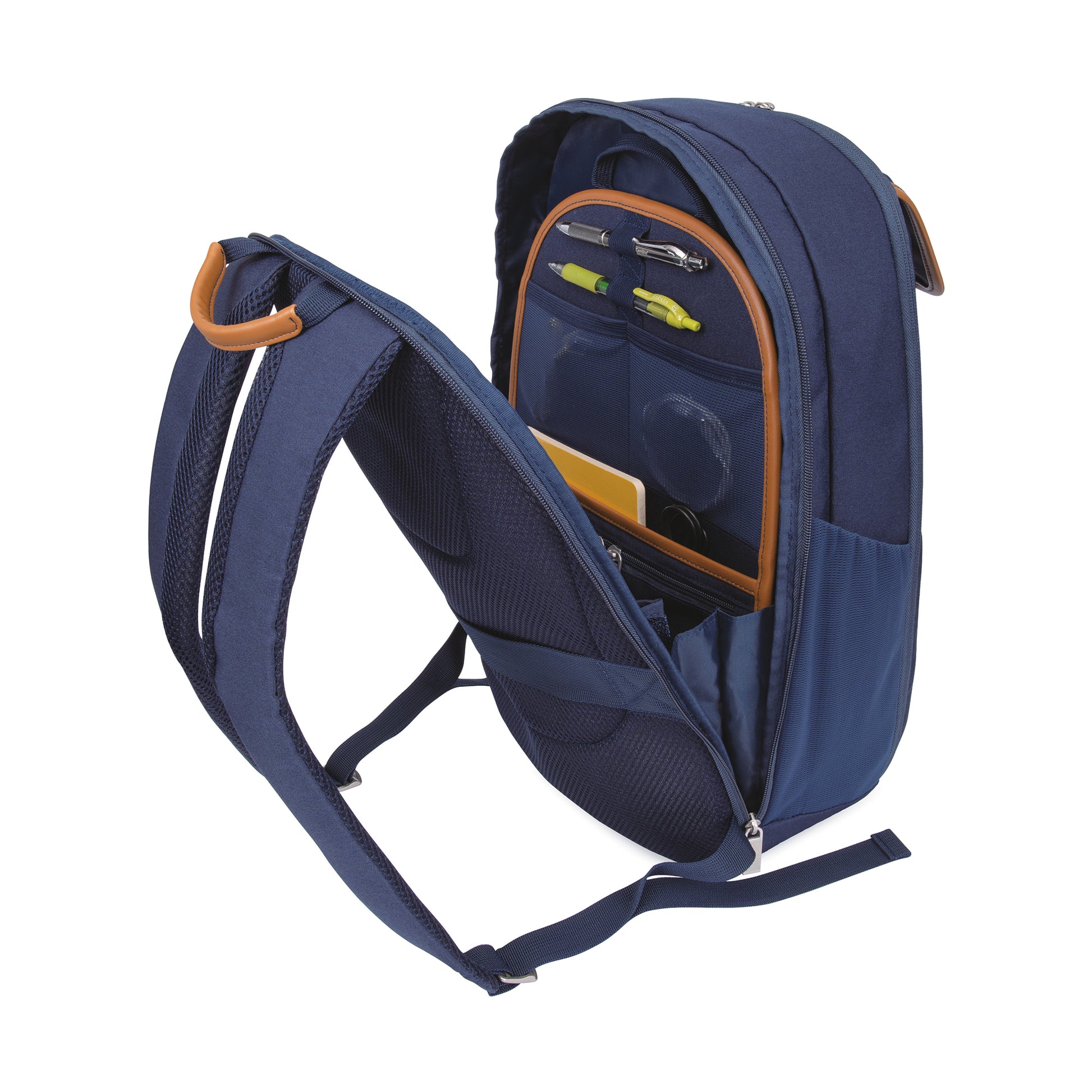 Navy Heather Mobile Office Hybrid Laptop Backpack
