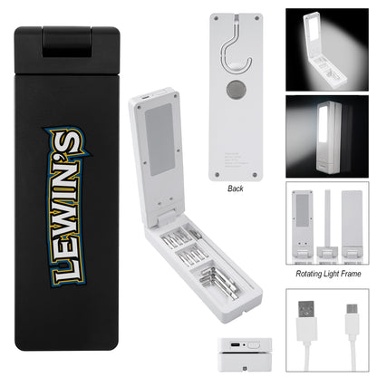 Logan 13-Piece Tool Set With Rechargeable Light