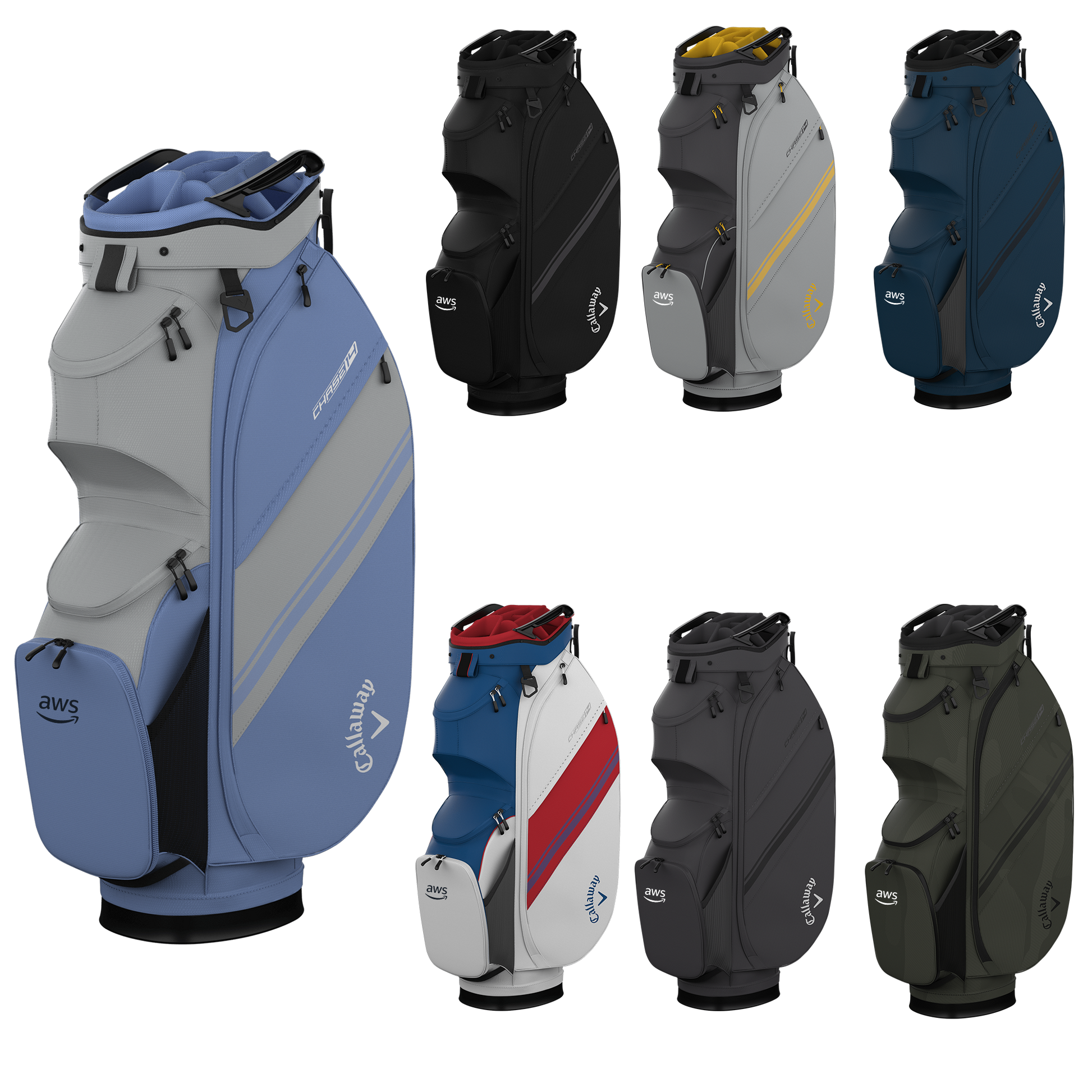 Black Callaway Chase 14 Golf Bag