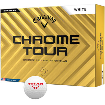 White Callaway Chrome Tour Golf Balls