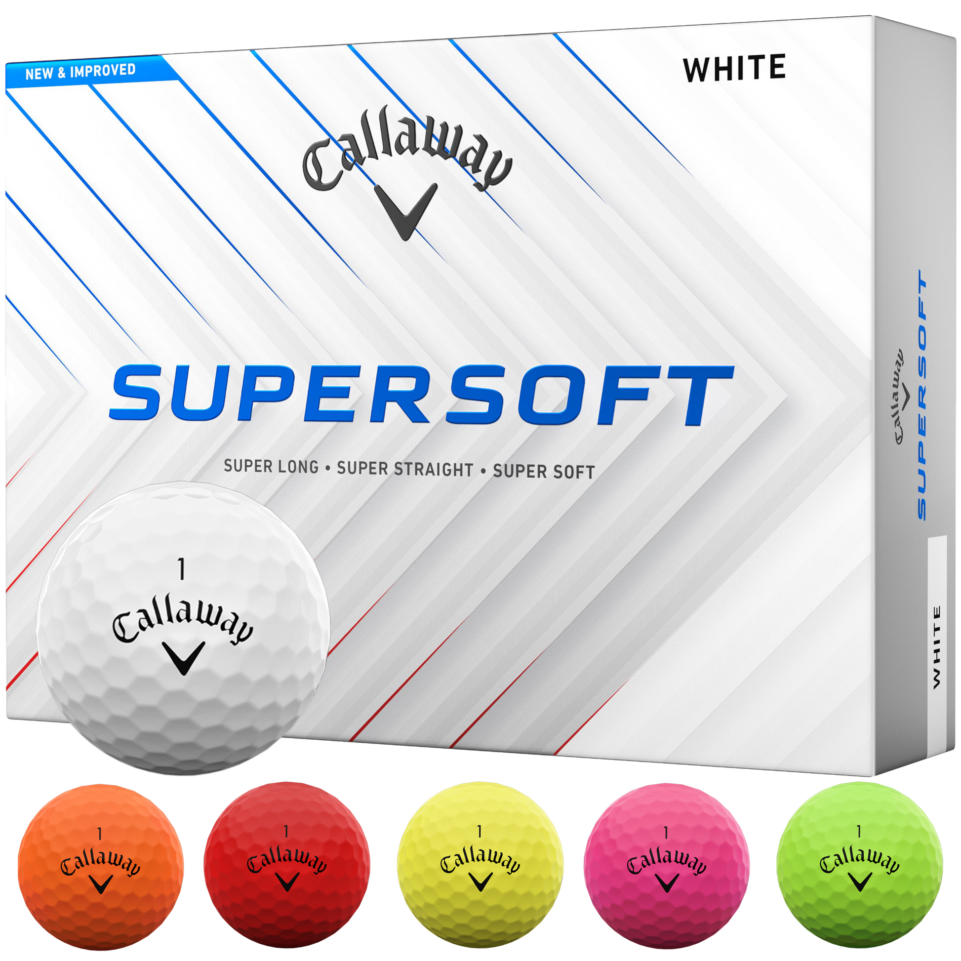 Matte Green Callaway Supersoft Golf Ball