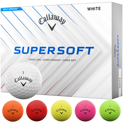 Matte Green Callaway Supersoft Golf Ball