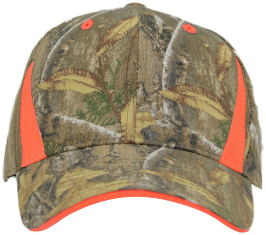 Camo Cap With Blaze Inserts
