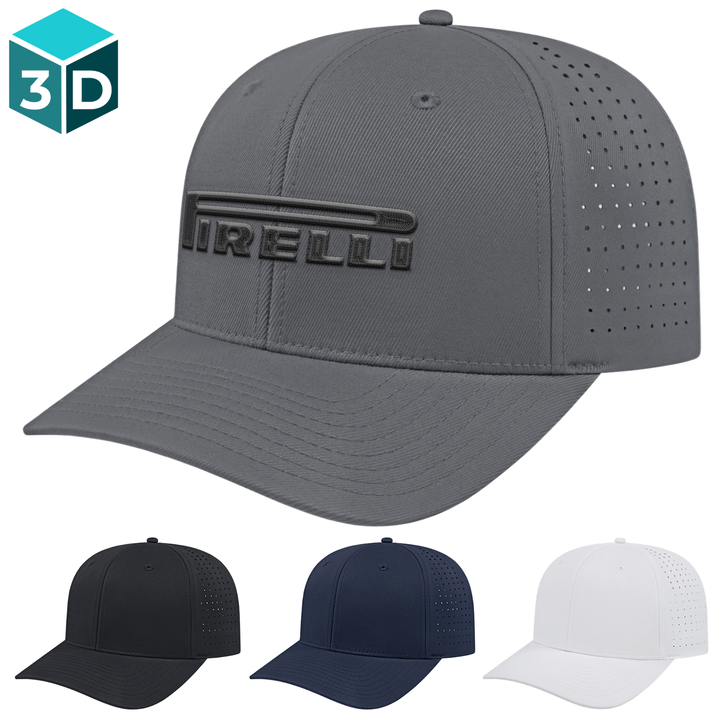 Black Cap America Flex Fit Perforated Cap