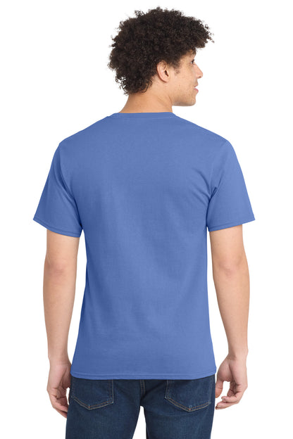 Carolina Blue Port & Company Tall Essential Tee. PC61T