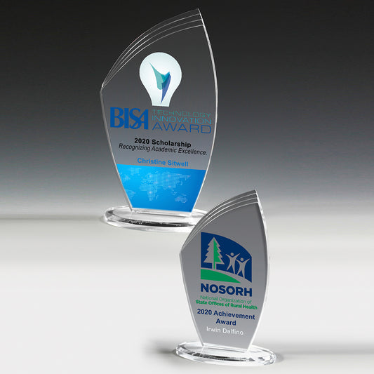 Allure Acrylic Award (4 1/2" x 8" x 3/8") - Laser Engraved