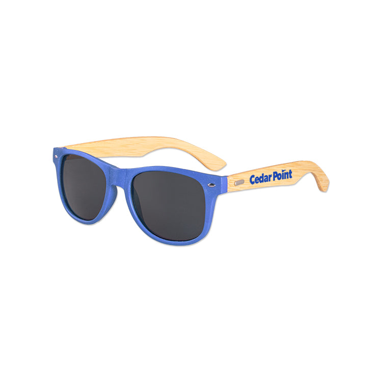 Wheat Straw Frame Iconic Bamboo Arm Sunglasses