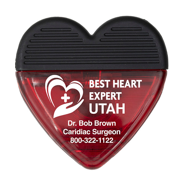 "CORAZON" Heart Shaped Accessory And Memo Clip