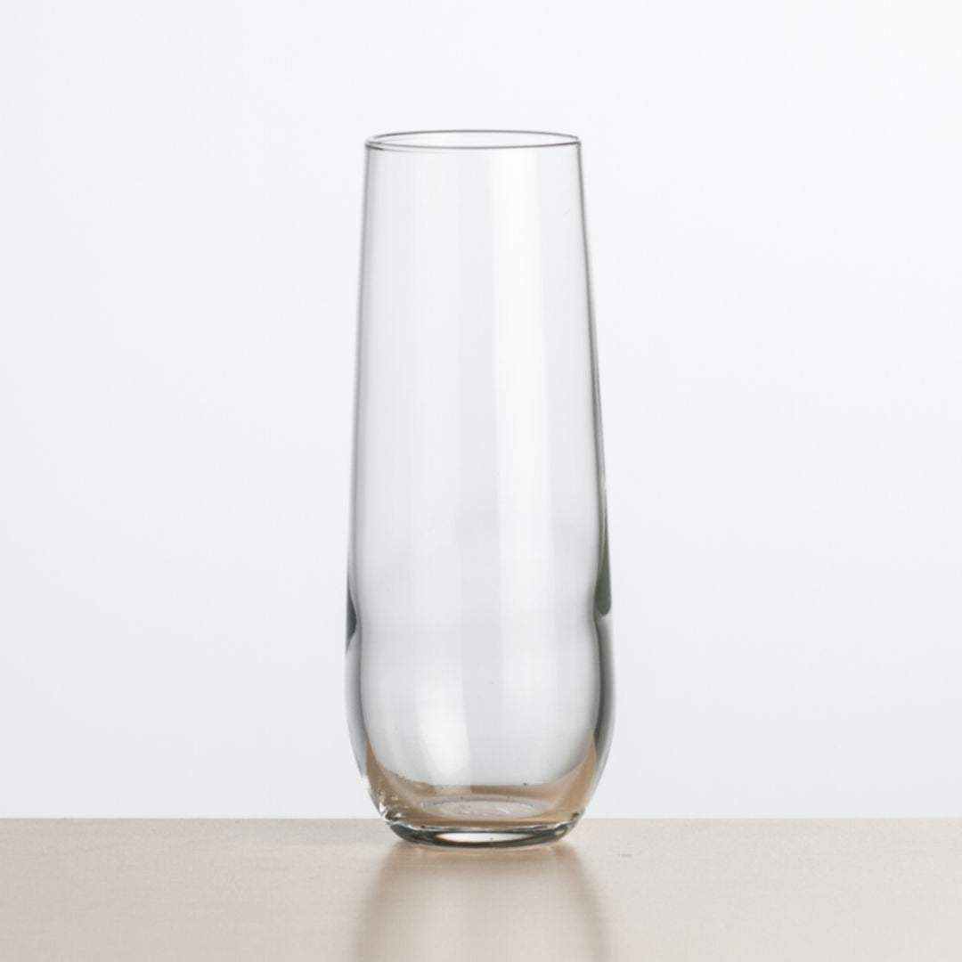 Ossington Stemless Flute - 8.5oz - Deep Etch