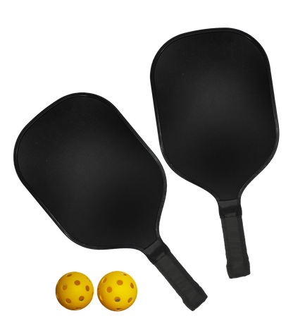 Smasher Pickleball Set Black (Screen Print)