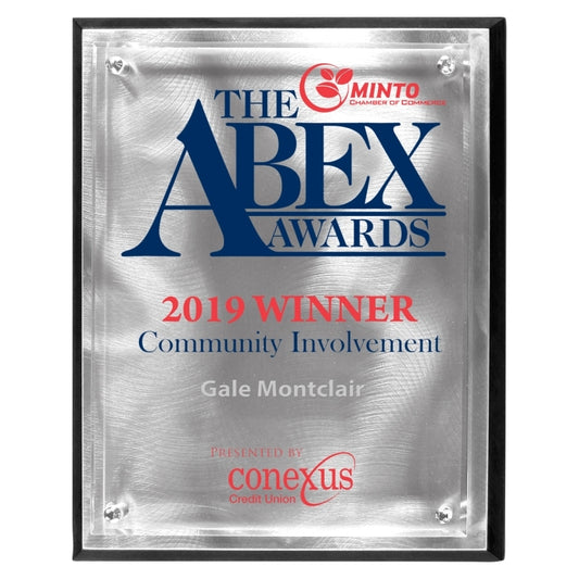 Alumo-Tech Series Plaque ( 8"x 10" x 1") - Laser Engraved