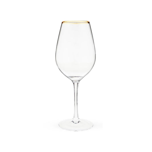 Twine Living® Gilded Stemmed Wine Glass