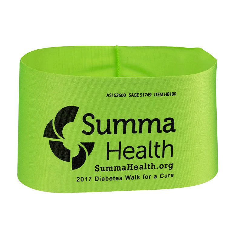 "The Austin" Sporty Headband Headwear Silkscreen - Domestic Production