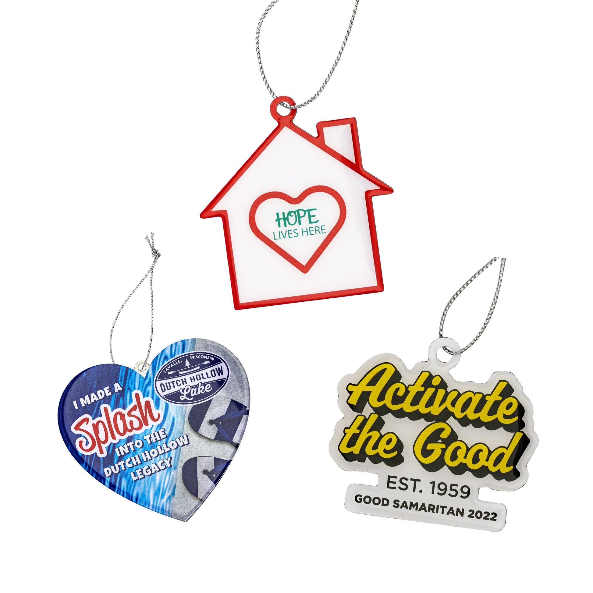 Custom Litho Holiday Ornament (3")