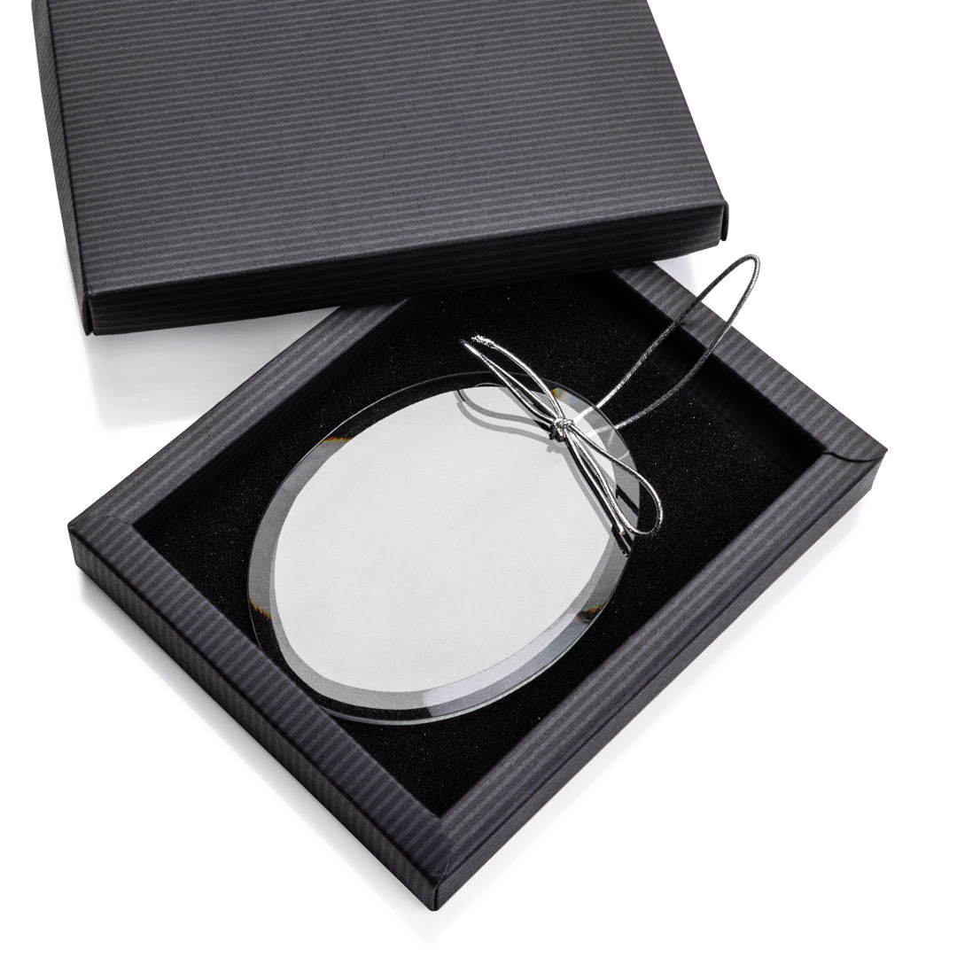 Jade Ornament - Oval Imprinted