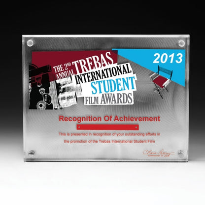 Alumo-Tech II Plaque (7” x 9” x 1”) - Laser Engraved