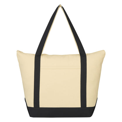 Folksy 12 Oz. Cotton Tote Bag