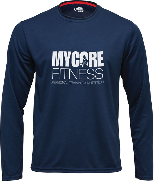 SCREEN PRINTED LONG SLEEVE PERFORMANCE T-SHIRT