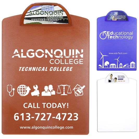 “Dwight FC” Letter Size Clipboard with PhotoImage ® Full Color Imprint* on Clip