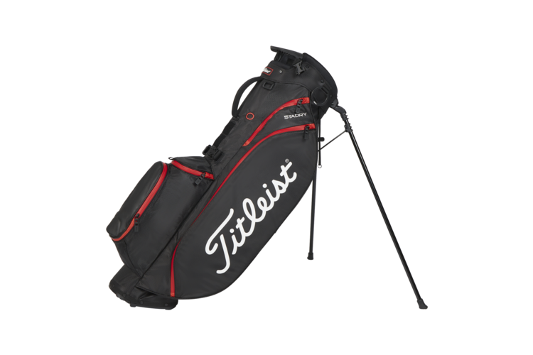 Titleist Players 4 StaDry Stand Bag - Black/Black/Red