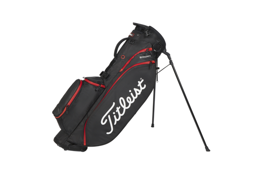 Titleist Players 4 StaDry Stand Bag - Black/Black/Red