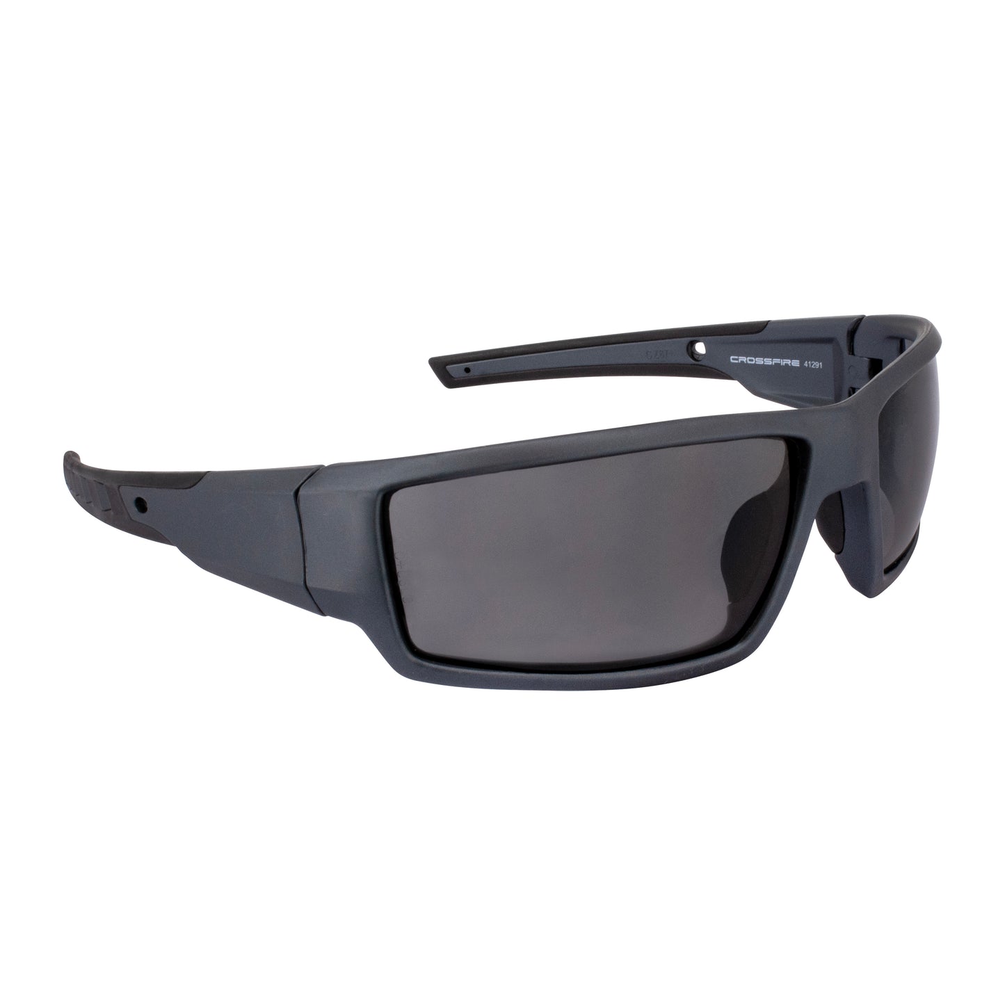 Cumulus Premium Safety Eyewear - Aluminum Gray Frame - Smoke Lens