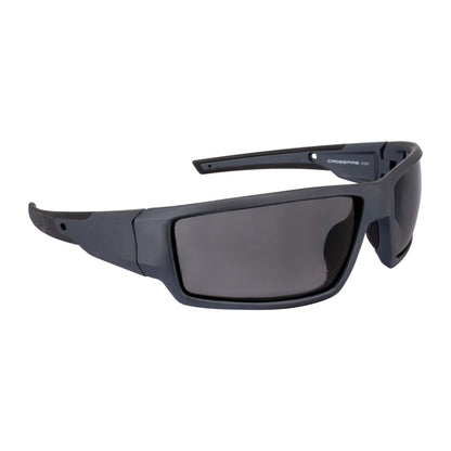Cumulus Premium Safety Eyewear - Aluminum Gray Frame - Smoke Lens