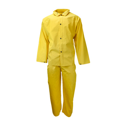 I36S Economy 3-Piece Rain Suit - Safety Yellow - Size 6X