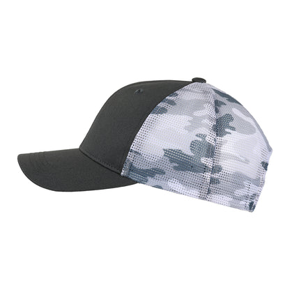 Charcoal/Camo Print Ahead Urban Trucker