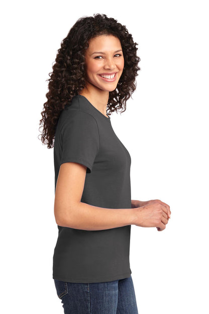 Charcoal Port & Company Women's Essential Tee. LPC61