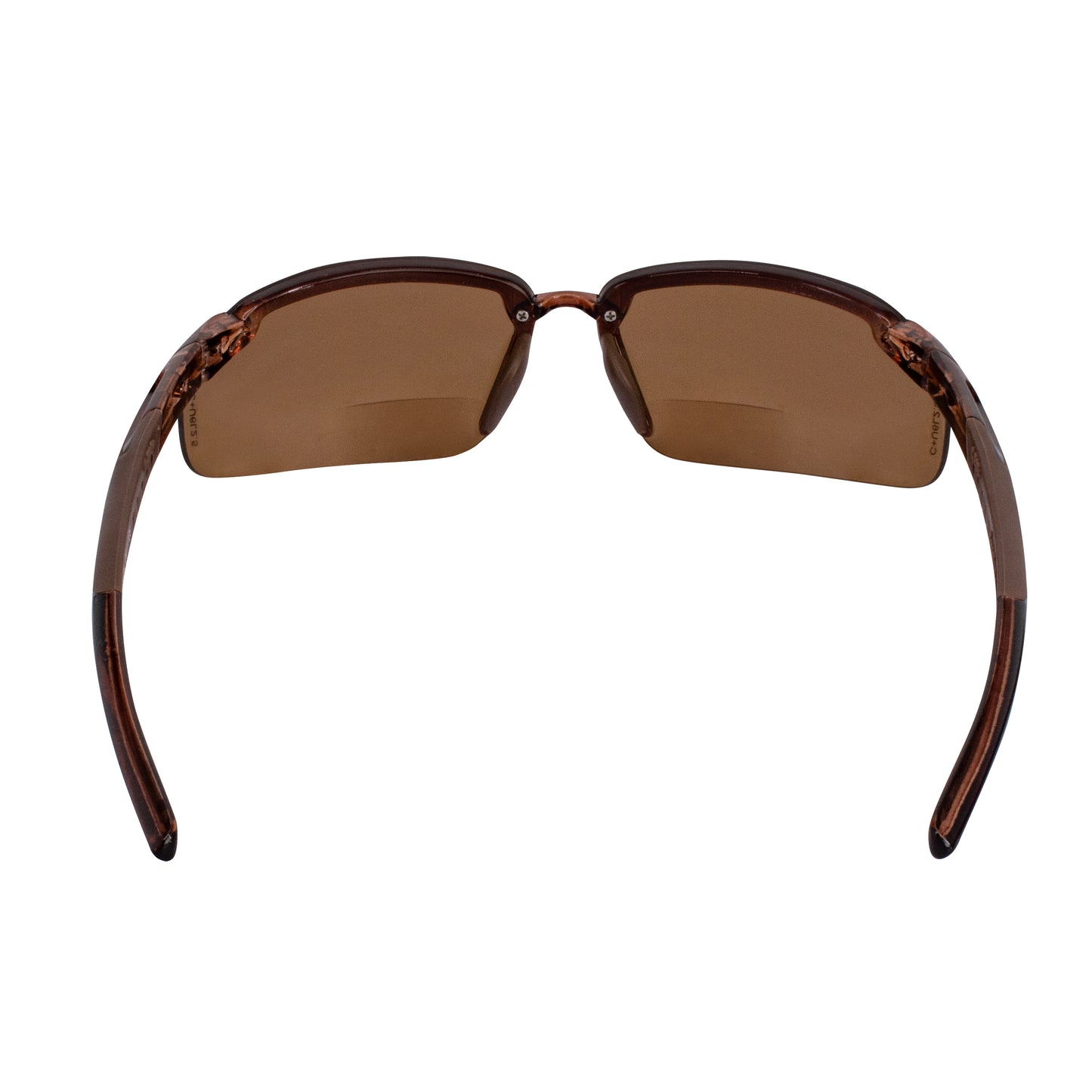 ES5 Bifocal Safety Eyewear - Crystal Brown Frame - HD Brown Lens - 1.5 Diopter