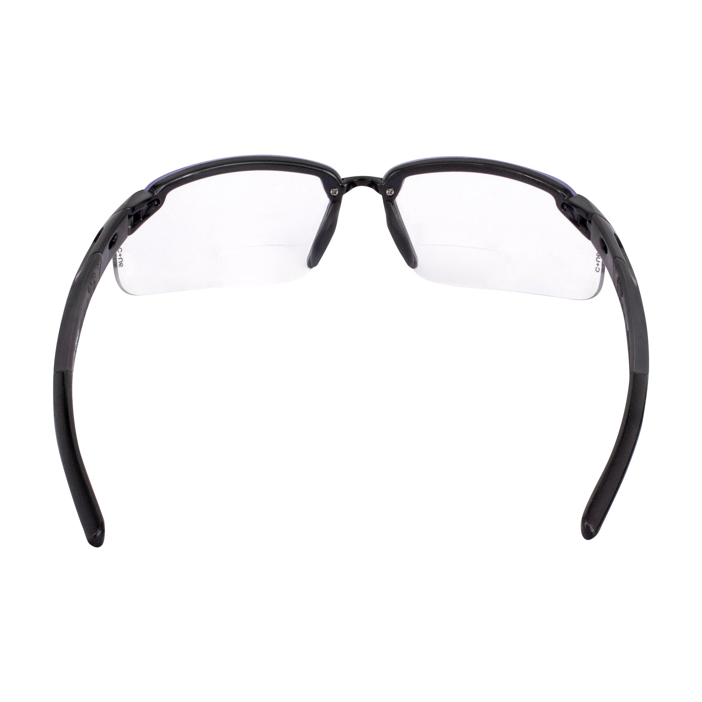 ES5 Bifocal Safety Eyewear - Crystal Brown Frame - HD Brown Lens - 1.5 Diopter