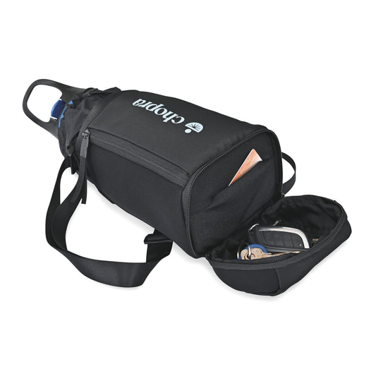 Black Restore Hydration Bottle Sling