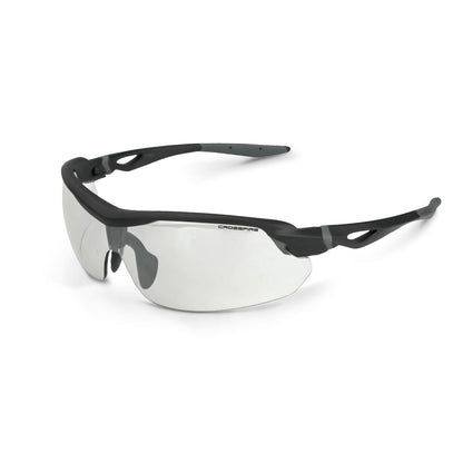 Cirrus Premium Safety Eyewear - Matte Black Frame - Indoor/Outdoor Lens