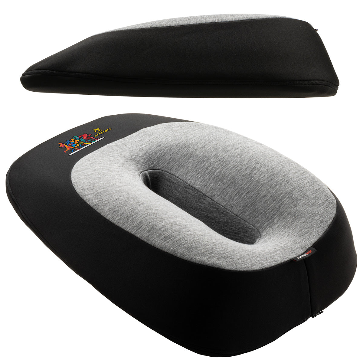 Black/Gray Comfort Logic™ Heavenly Support Back Pillow