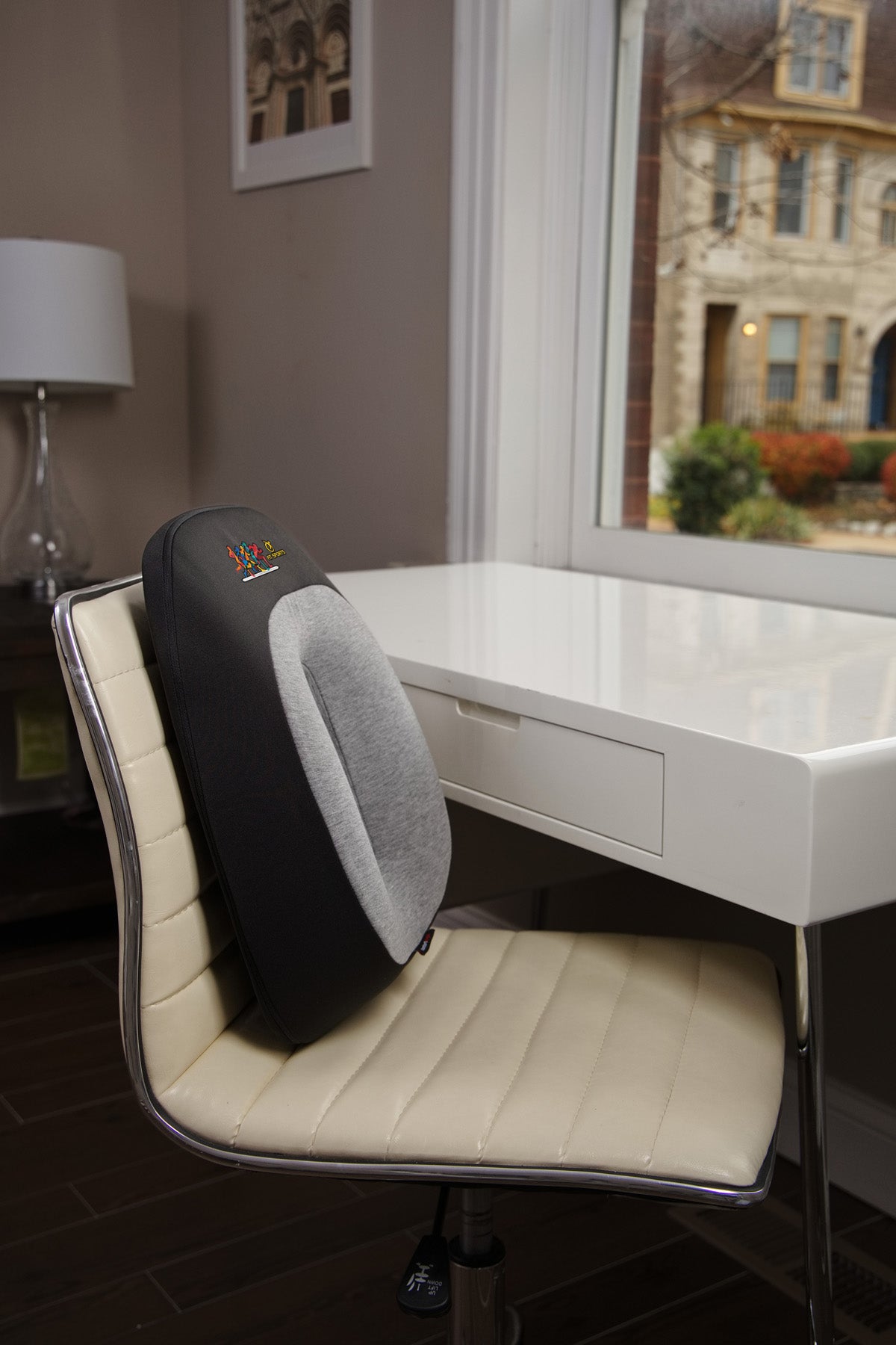 Black/Gray Comfort Logic™ Heavenly Support Back Pillow