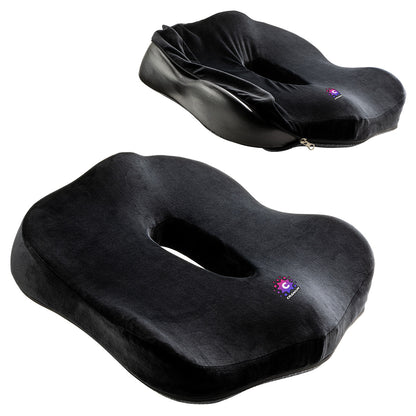 Black Comfort Logic™ Heavenly Seat Cushion