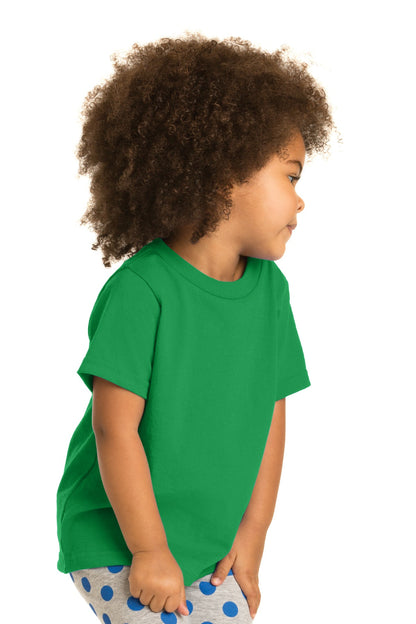 Clover Green Port & Company Toddler Core Cotton Tee. CAR54T