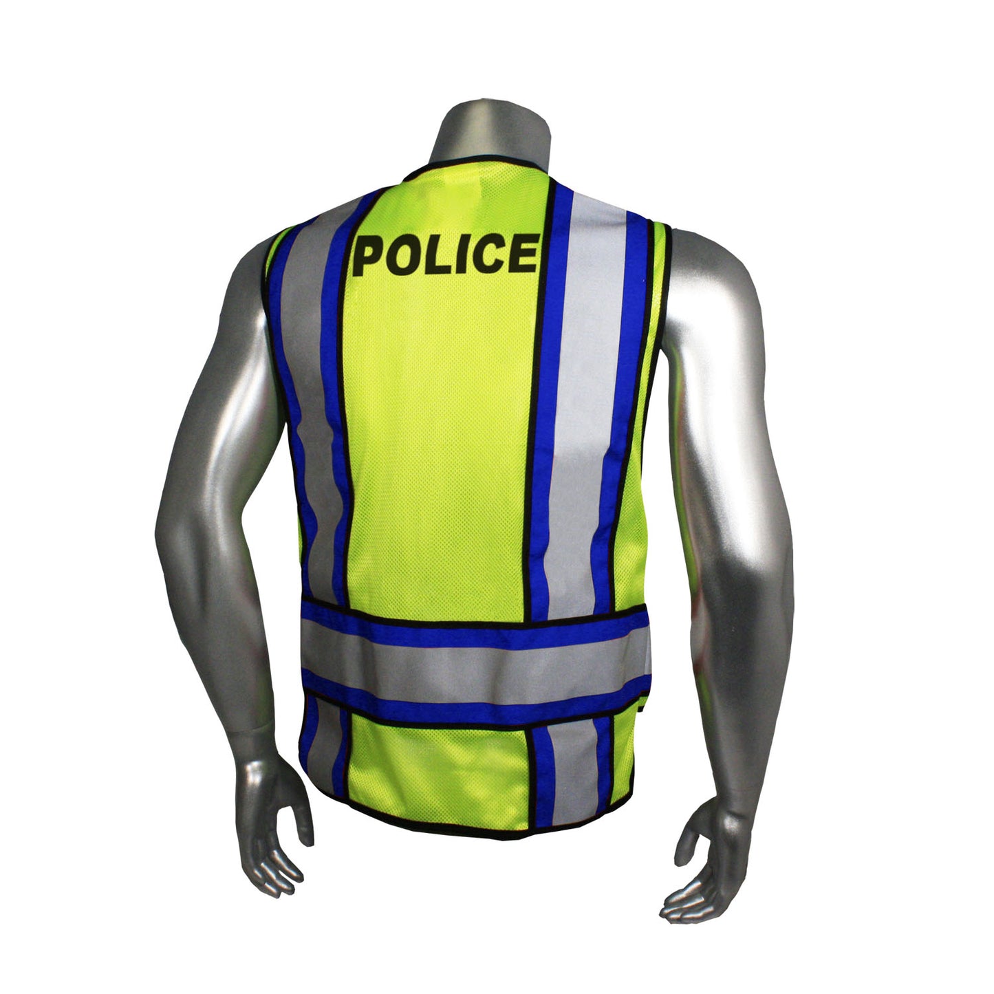 LHV-207-4C Class 2 Breakaway Vest - EMS - Green Trim - Green - Size 2X-4X