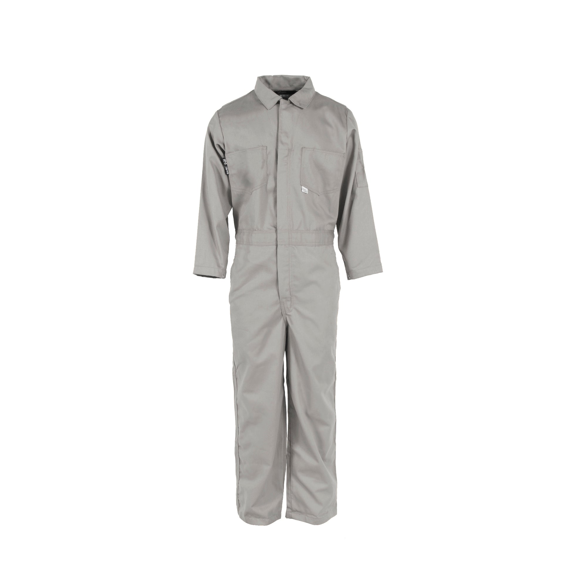 VI9CA 9 oz Indura® FR Coverall (CAT 2) - Gray - Size XL