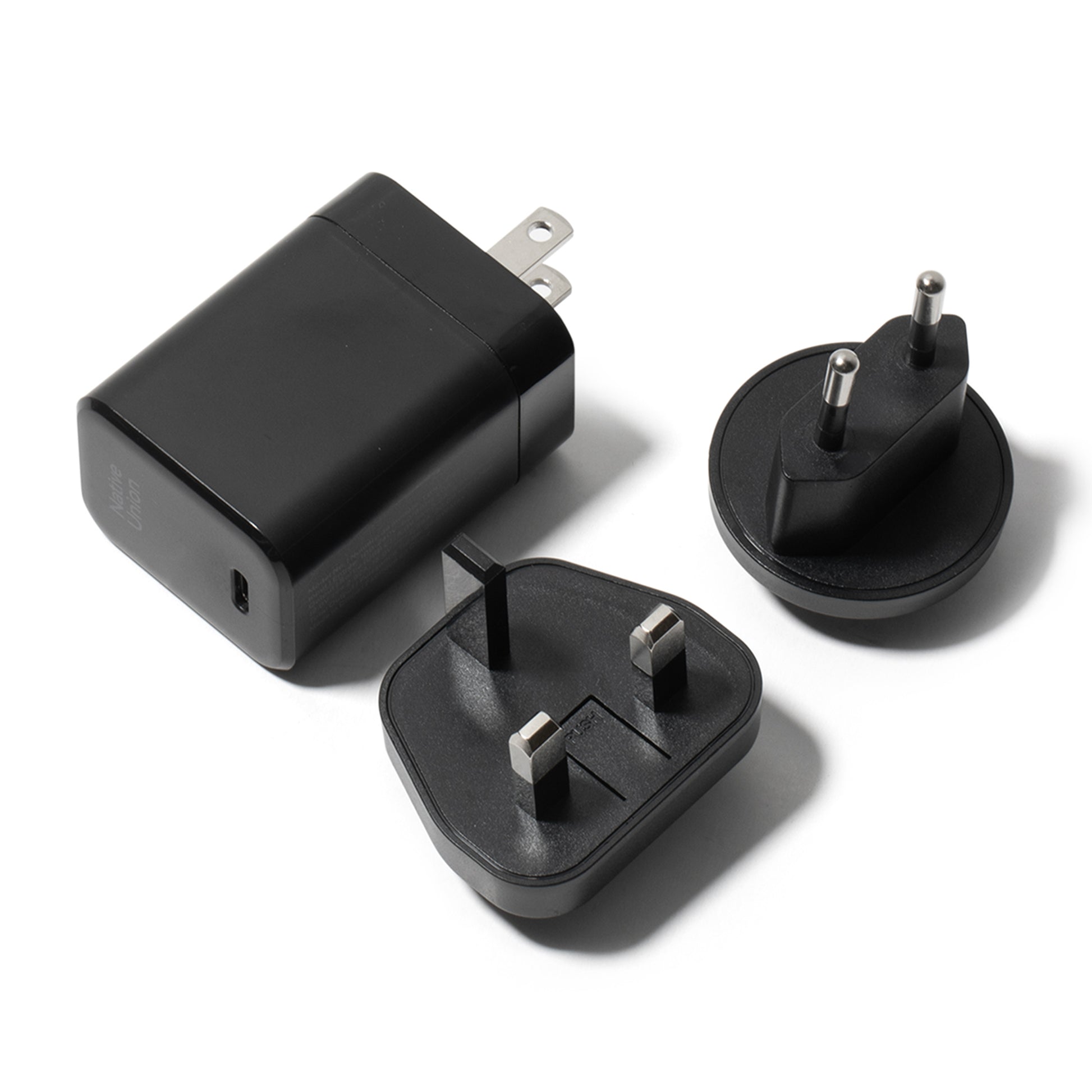 Black Native Union Rise 3-IN-1 Qi2 Wireless Charger