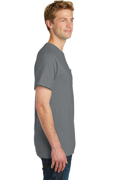 Coal Port & Company Beach Wash Garment-Dyed Pocket Tee. PC099P