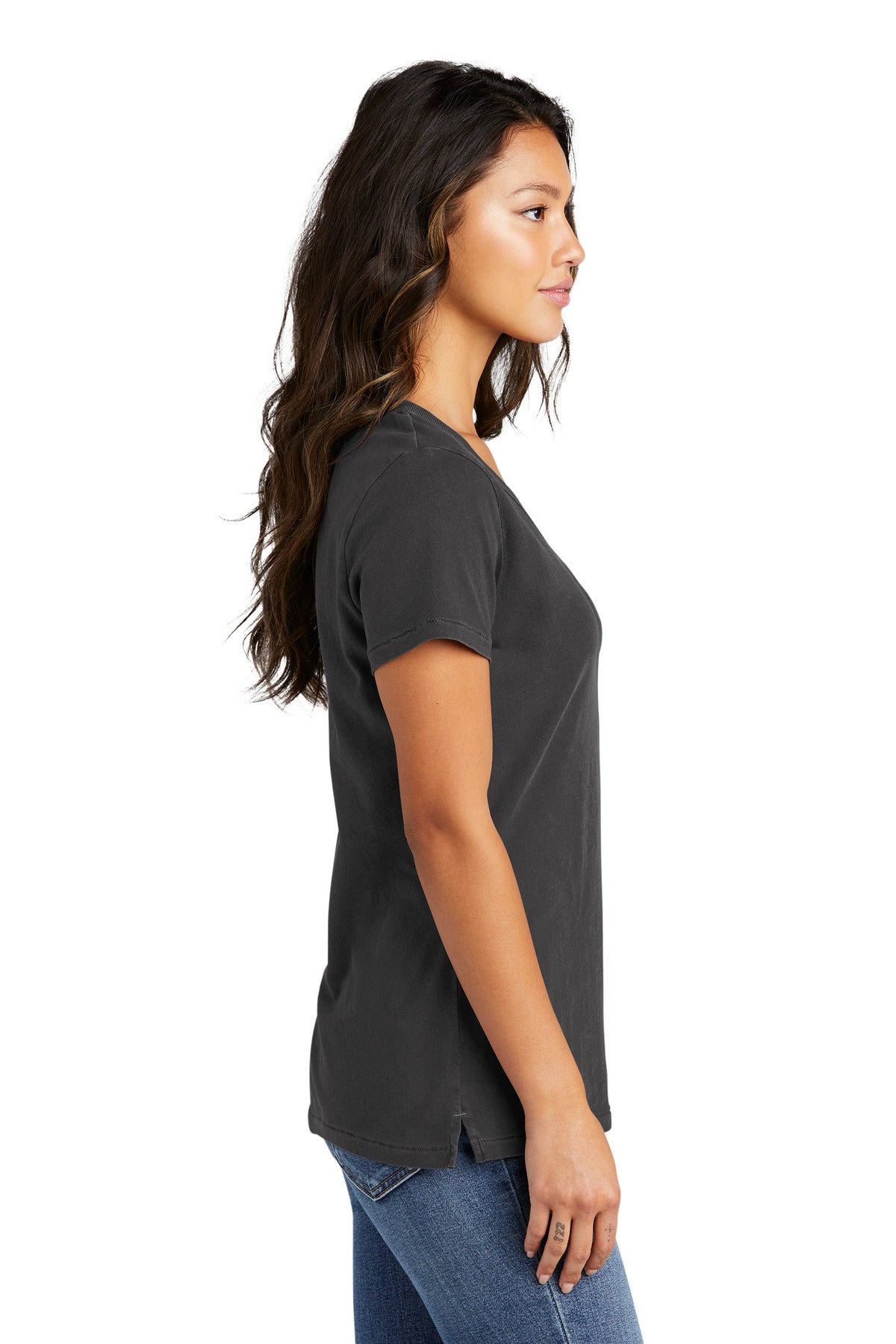 Coal Port & Company Women's Beach Wash Garment-Dyed V-Neck Tee LPC099V