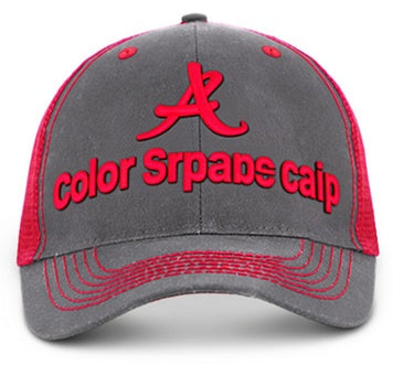 Color Accent Mesh Snapback Cap