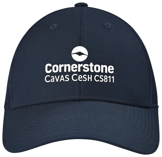 CornerStone Canvas Mesh Back Cap. CS811