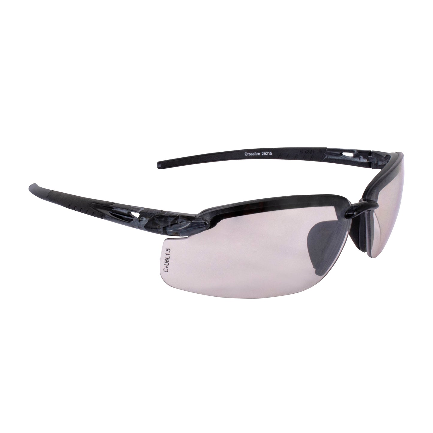 ES5 Premium Safety Eyewear - Matte Black Frame - Indoor/Outdoor Lens