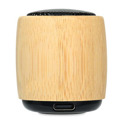 Bamboo Reed Mini Circle Wireless Speaker