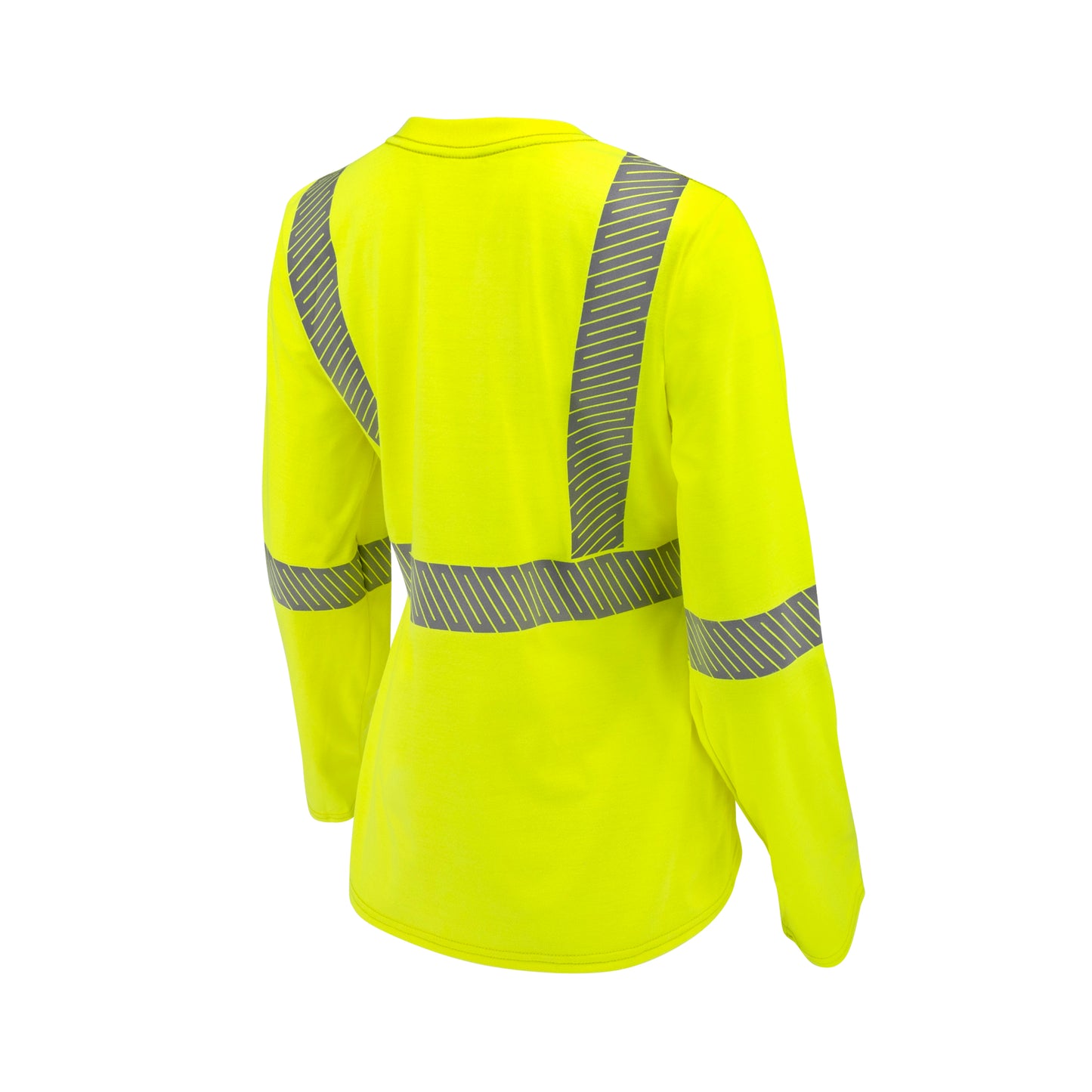 ST921W Women's Type R Class 3 Segmented Reflective Long Sleeve FR T-shirt - Hi-Vis Green - Size 2X