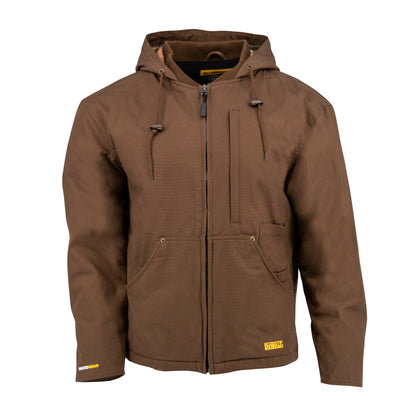 DCHJ076ATB Men's Heated Heavy Duty Work Coat without Battery - Tobacco - Size 2X